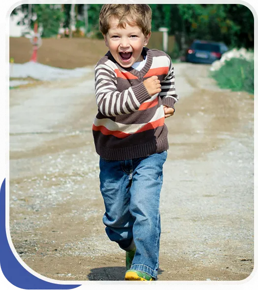 running child