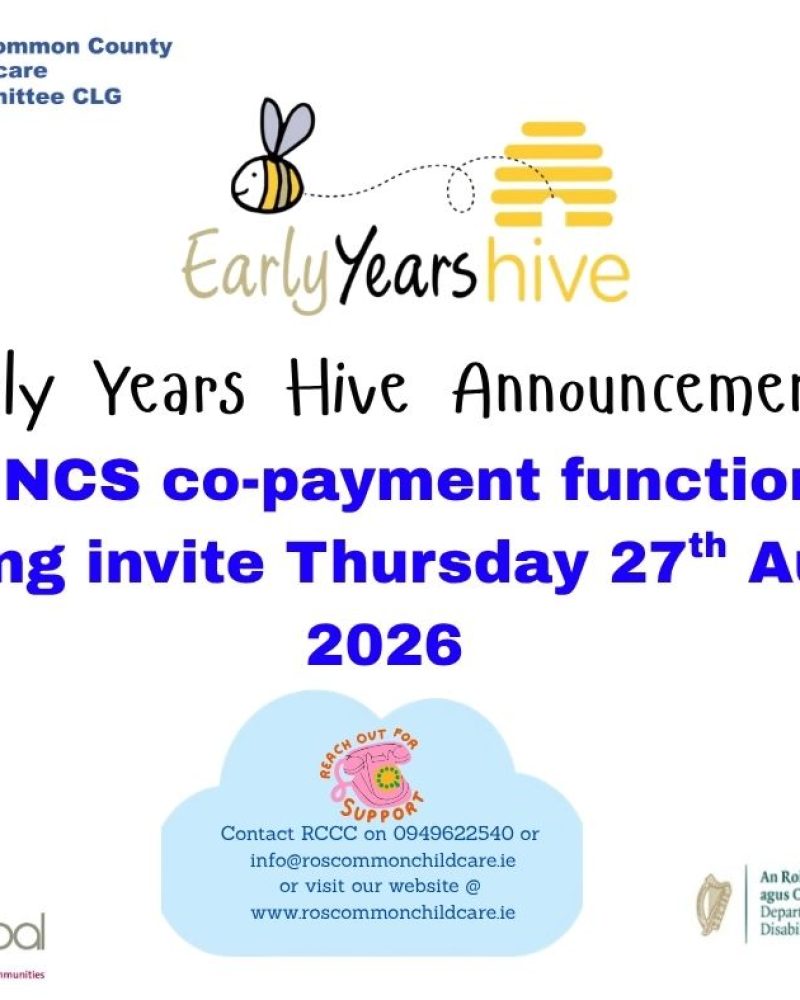 🟡 Early Years Hive Announcement
Dear Service Provider
You and your staff are invited to attend online training on the new co-payment functionality at 2.30pm on Thursday 27 August 2026. This functionality went live on 31 July 2026 and is now included as part of the NCS claim process.
The new co-payment functionality is mandatory for completion for all newly created and edited claims, from 31 July 2026. This training is intended to provide you with a detailed overview of the new co-payment functionality. The upcoming training date, time and registration link are included below.
👉Click here to register for the training on at 2.30pm to 3.30pm on Thursday 27 August 2026
https://events.teams.microsoft.com/.../311f664d-568d-406a...
Note: The content delivered in this session will be the same as the training delivered on the 23 and 30 July. There is no requirement to attend this training if you had previously attended in July, however you can attend if you wish to do so.
Training on the new co-payment functionality will cover the following:
The updated NCS claim pathway
An overview of the new co-payment functionality
New validations
New co-payment print outs
Helpful tips
Hive demonstrations
Regards,
The Early Years Team
⚠️The use of AI-based notetaking or recording tools is not permitted. This helps ensure we remain compliant with GDPR and uphold data privacy standards.
Pobal is solely responsible for the distribution of any training materials and can share these through appropriate channels. Unauthorised use of AI tools may result in removal from the session, a request for access to generated content, and its deletion