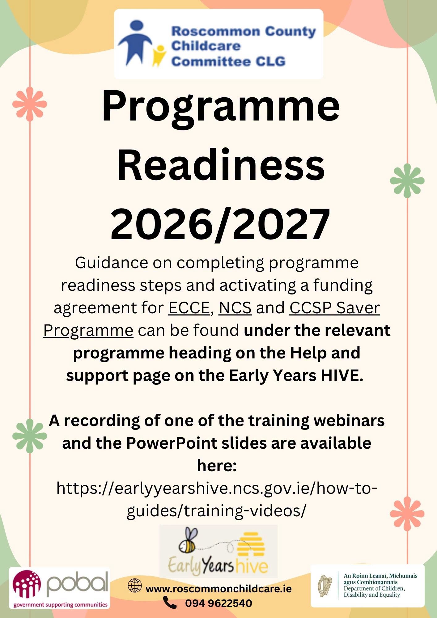 Programme Readiness   2026 / 2027