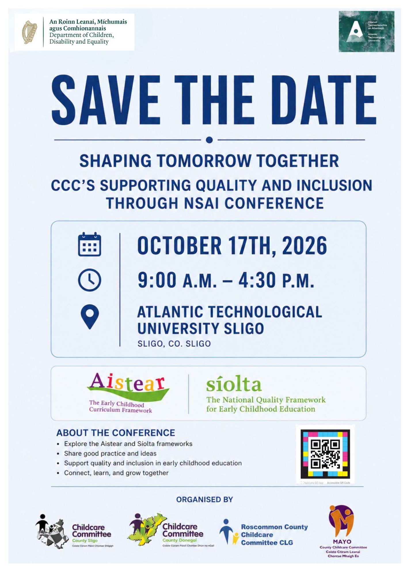 Shaping Tomorrow Together Oct 17th 2026