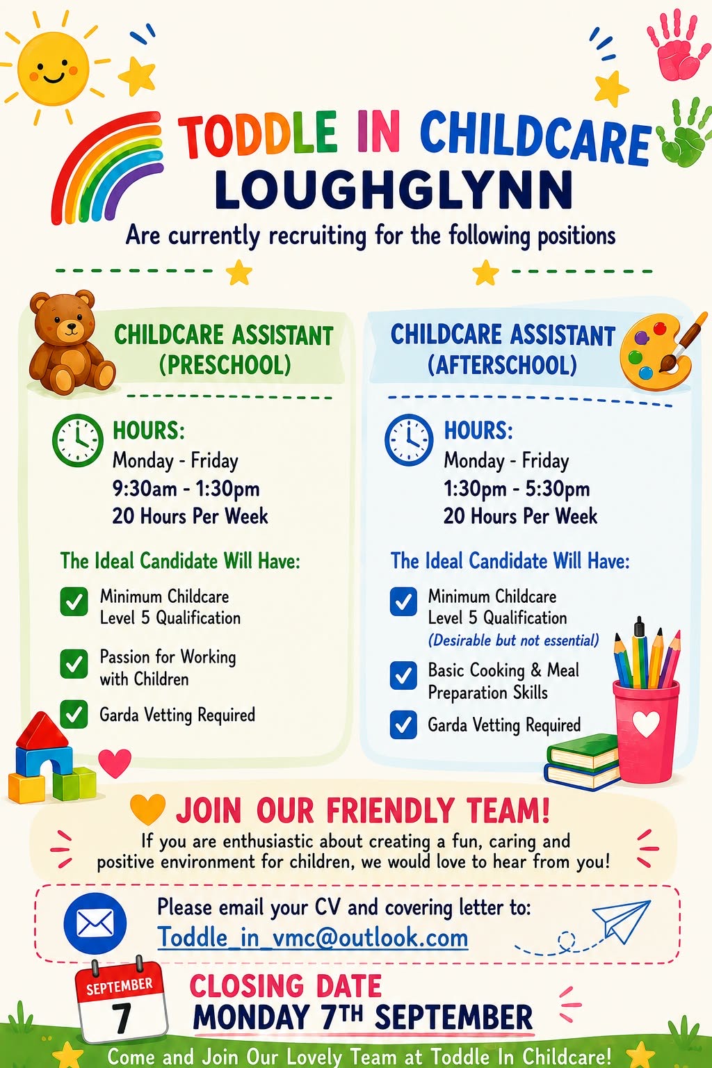 Toddle In Job Vacancies